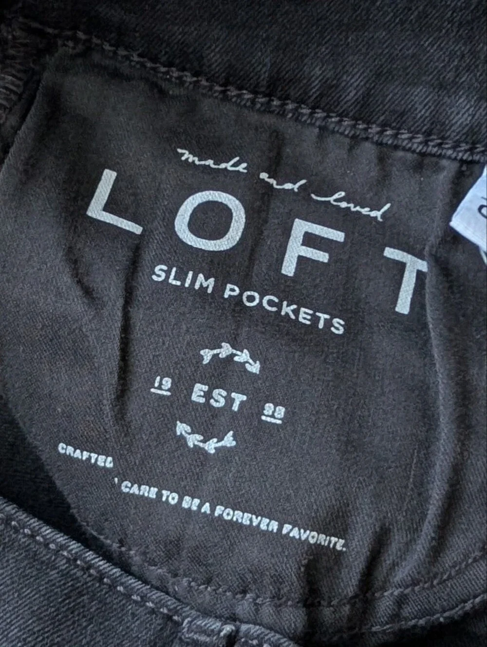 LOFT womens black